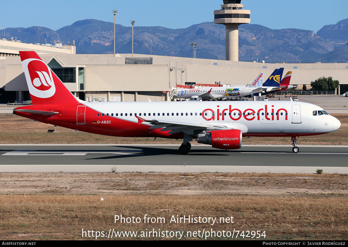 Aircraft Photo of D-ABZC | Airbus A320-216 | Air Berlin | AirHistory.net #742954