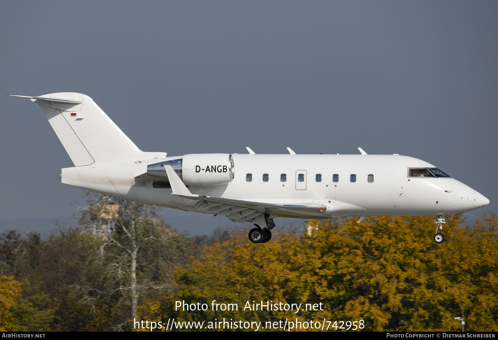 Aircraft Photo of D-ANGB | Canadair Challenger 604 (CL-600-2B16) | MHS Aviation | AirHistory.net #742958