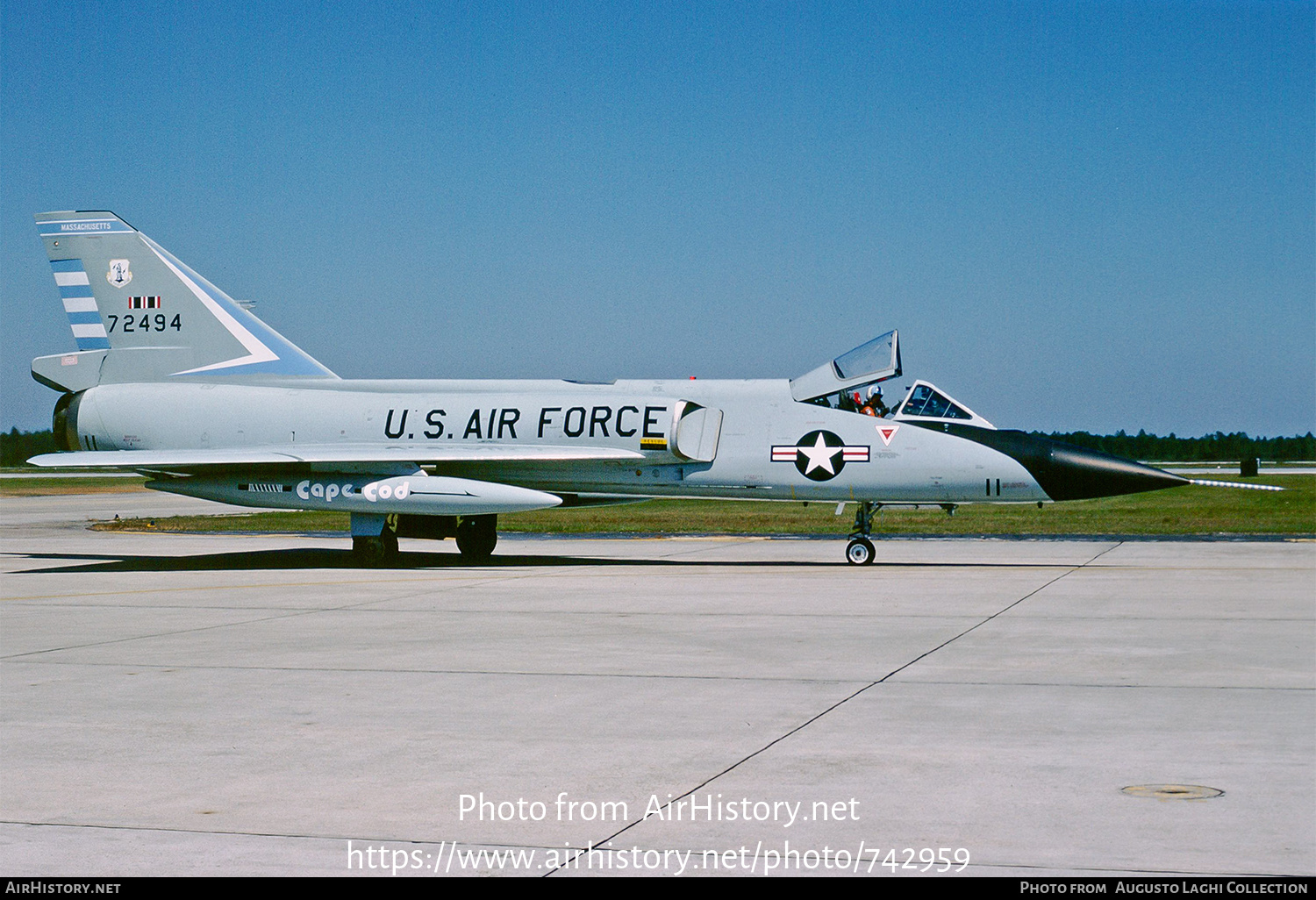 Aircraft Photo of 57-2494 / 72494 | Convair F-106A Delta Dart | USA - Air Force | AirHistory.net #742959