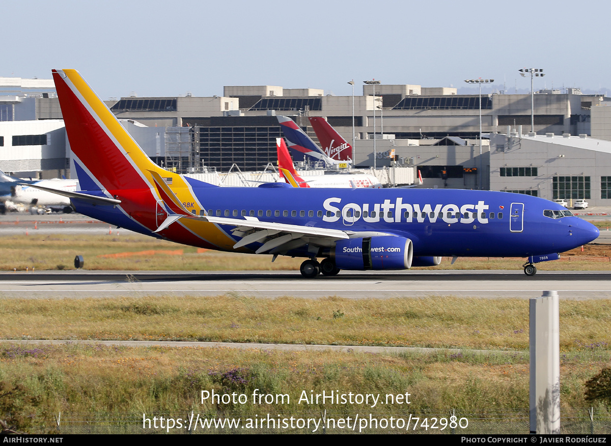 Aircraft Photo of N7868K | Boeing 737-79P | Southwest Airlines | AirHistory.net #742980