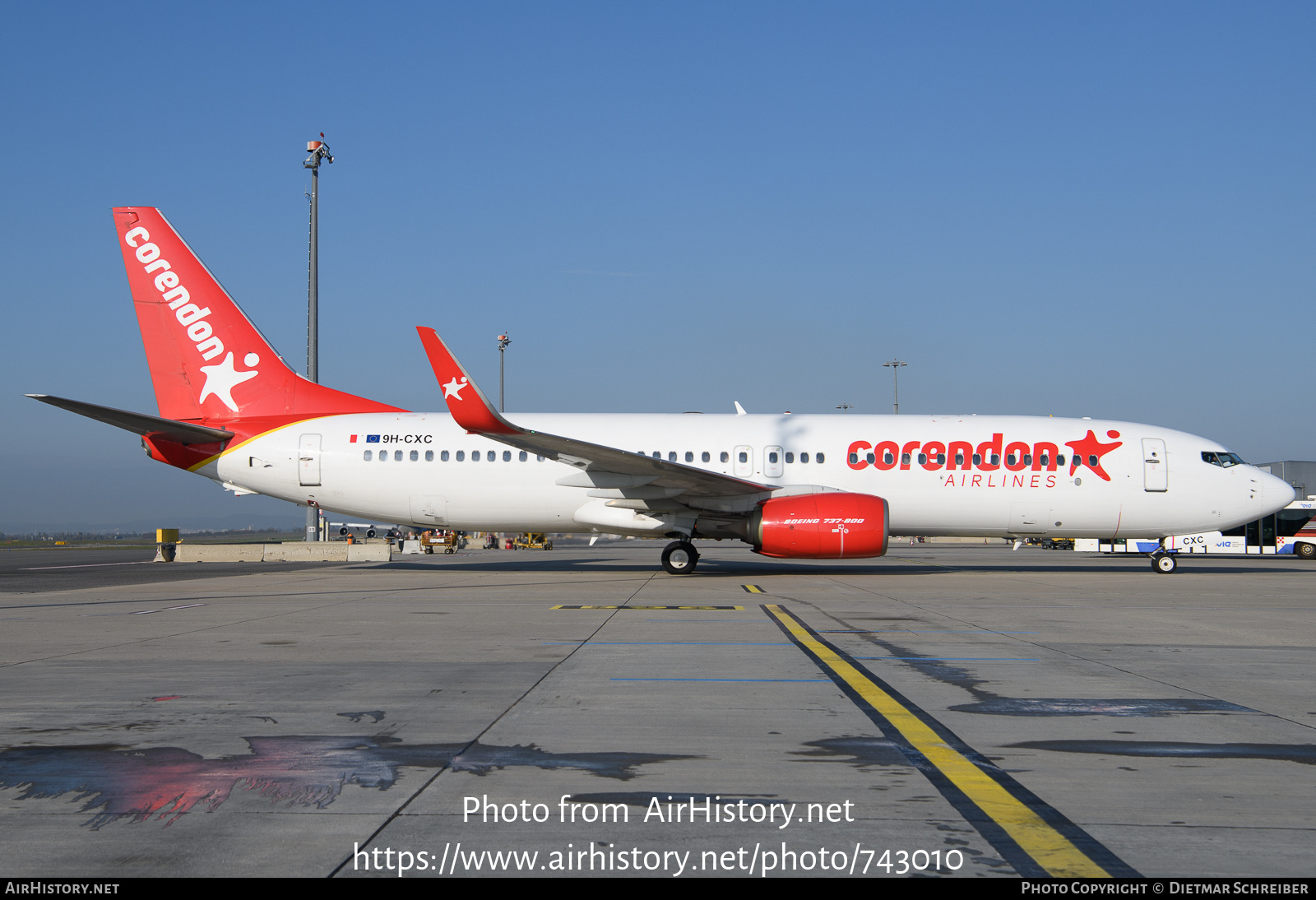 Aircraft Photo of 9H-CXC | Boeing 737-8JP | Corendon Airlines | AirHistory.net #743010