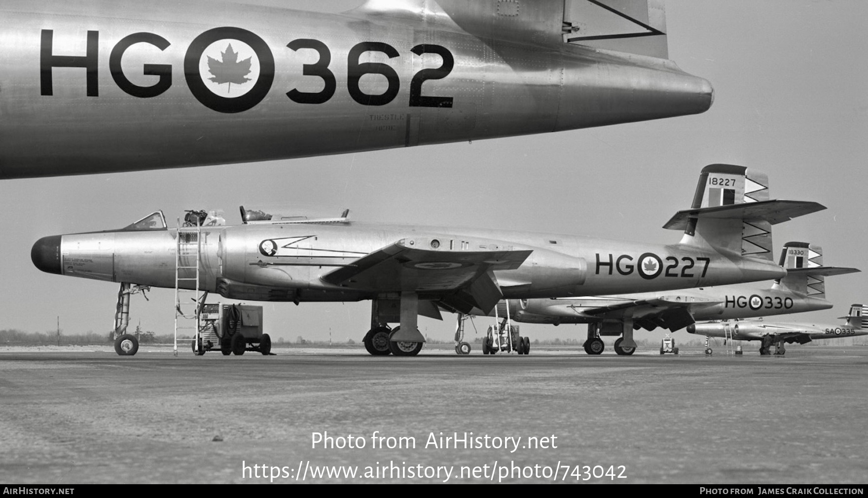 Aircraft Photo of 18227 | Avro Canada CF-100 Canuck Mk.4A | Canada - Air Force | AirHistory.net #743042