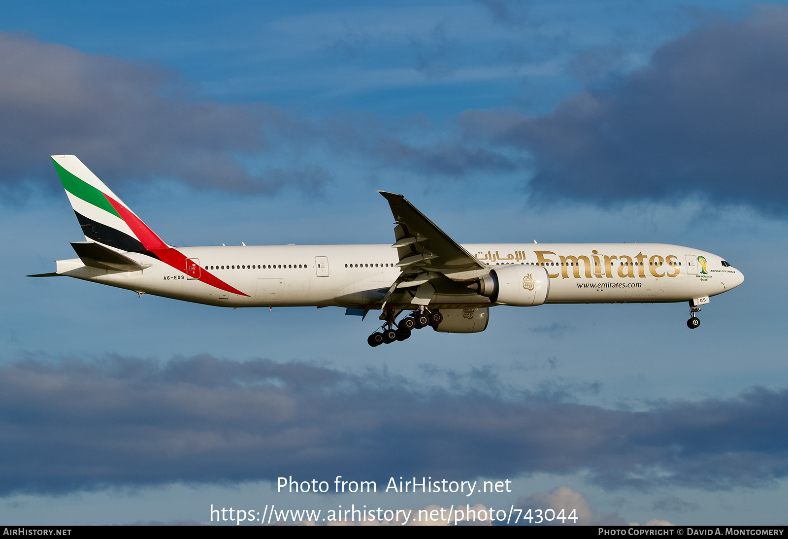 Aircraft Photo of A6-EGS | Boeing 777-31H/ER | Emirates | AirHistory.net #743044