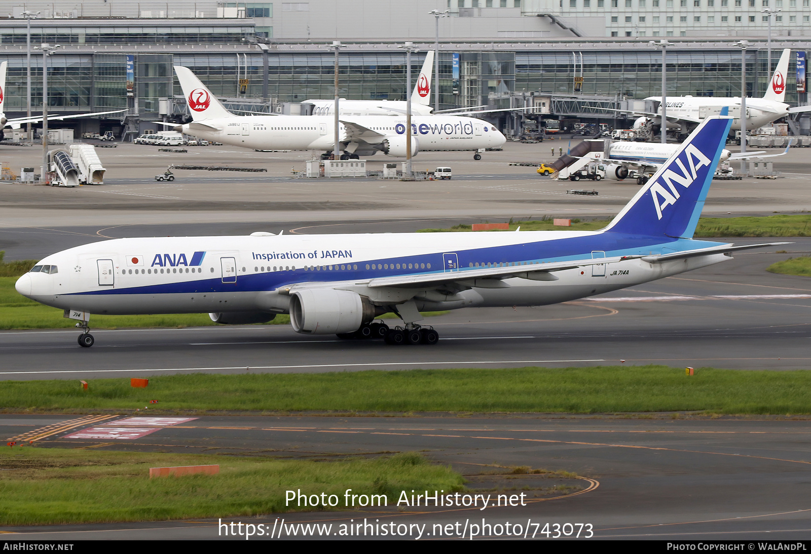 Aircraft Photo of JA714A | Boeing 777-281 | All Nippon Airways - ANA | AirHistory.net #743073