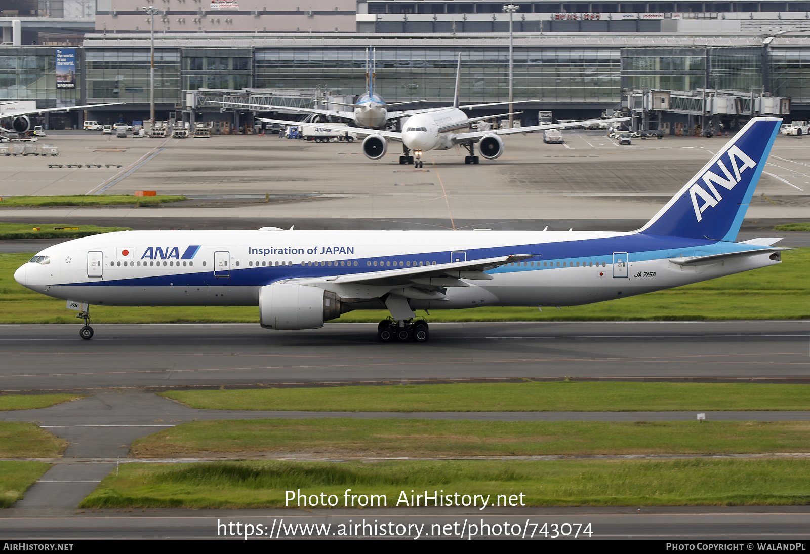 Aircraft Photo of JA715A | Boeing 777-281/ER | All Nippon Airways - ANA | AirHistory.net #743074