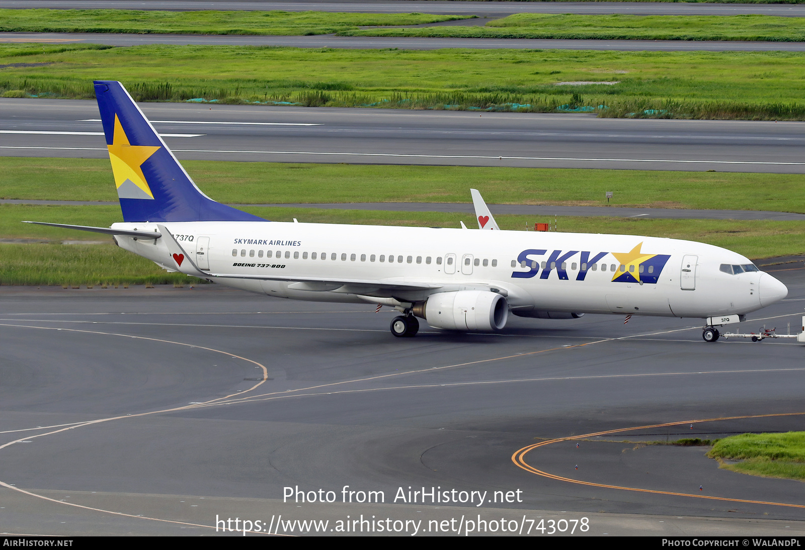 Aircraft Photo of JA737Q | Boeing 737-86N | Skymark Airlines | AirHistory.net #743078