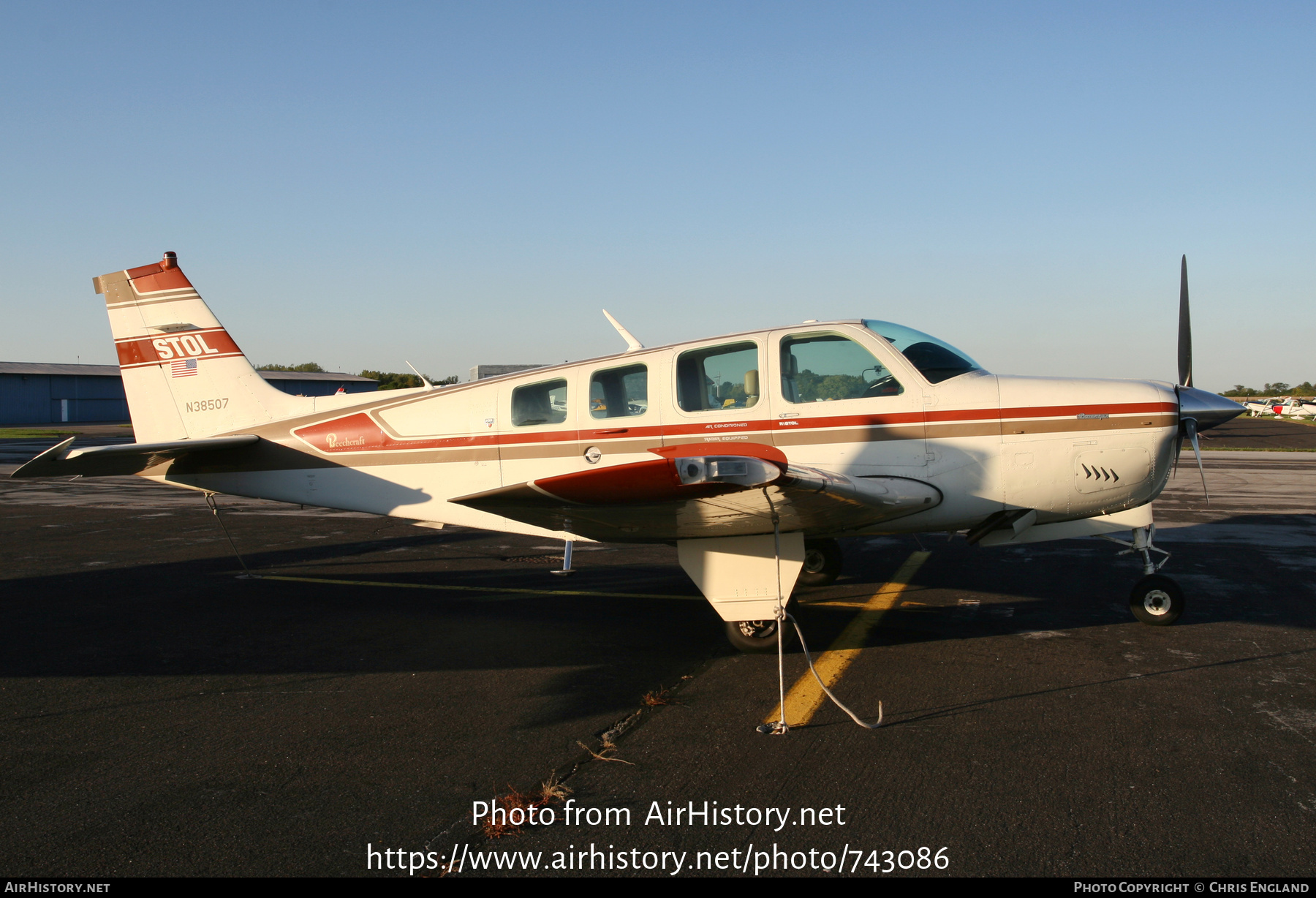 Aircraft Photo of N38507 | Beech A36 Bonanza 36 | AirHistory.net #743086