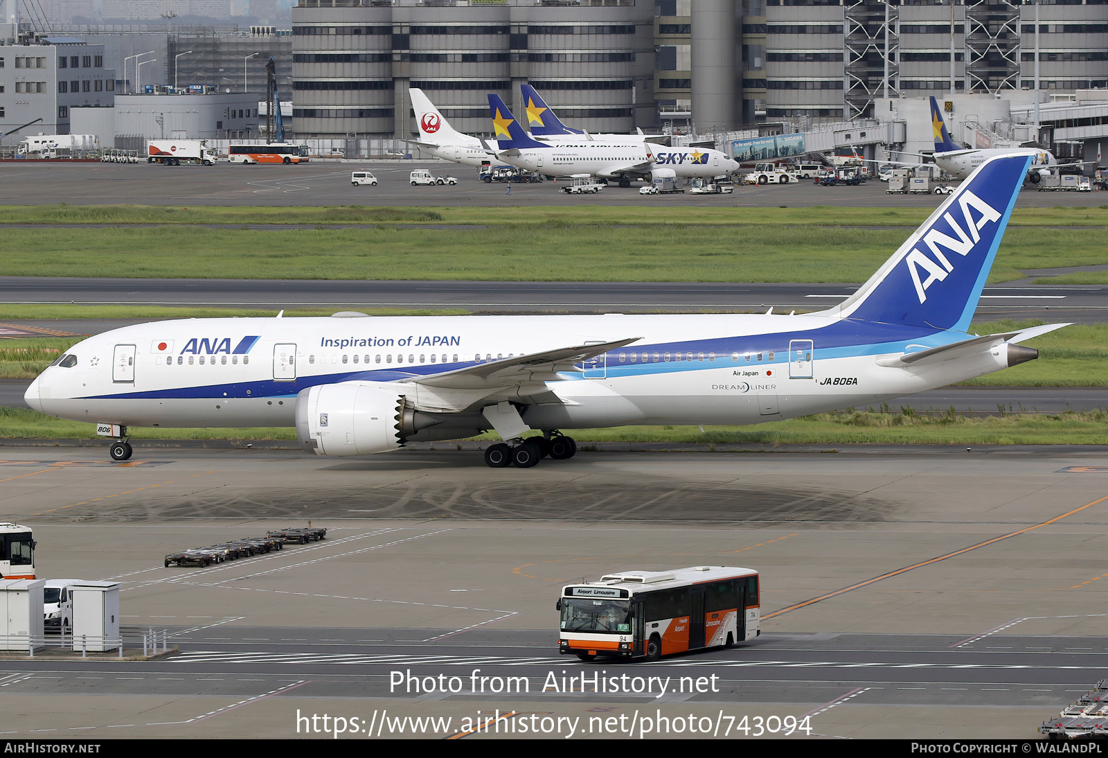 Aircraft Photo of JA806A | Boeing 787-8 Dreamliner | All Nippon Airways - ANA | AirHistory.net #743094