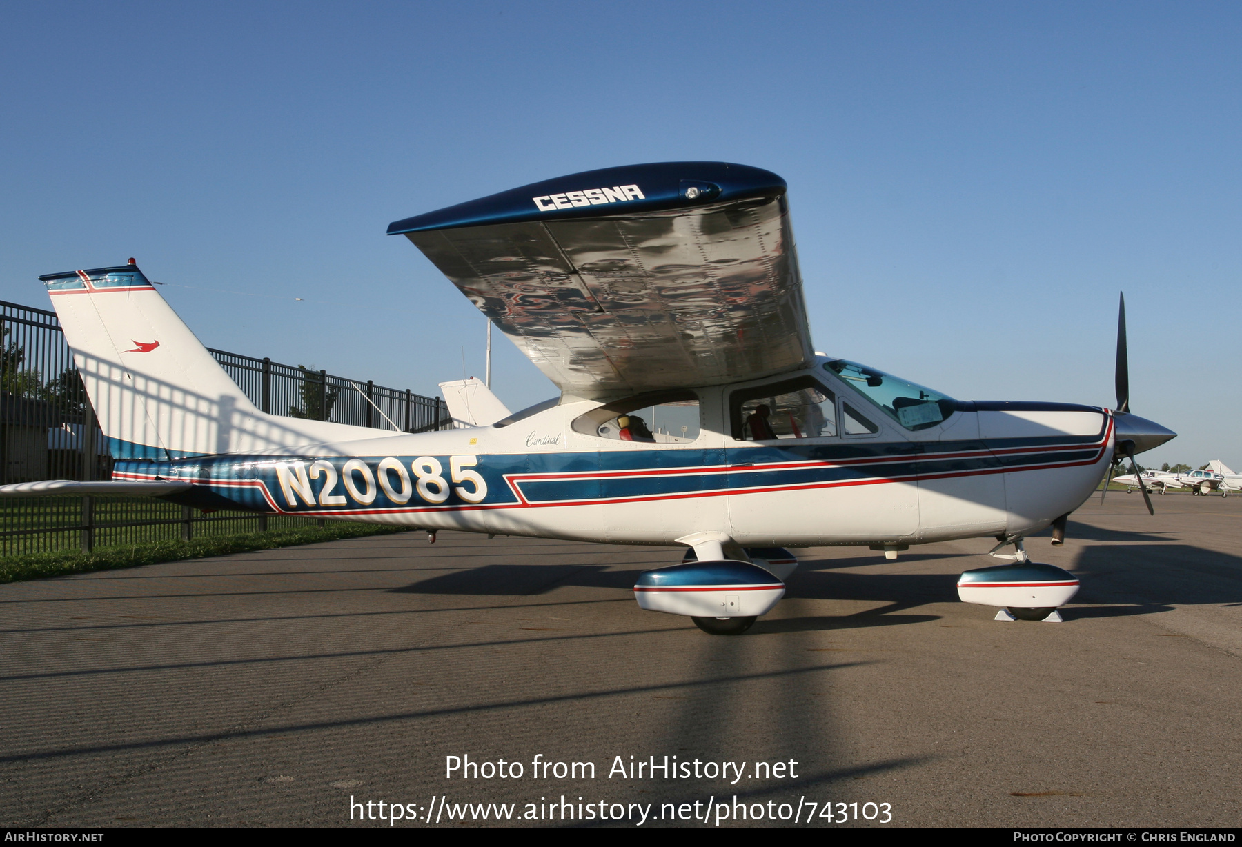 Aircraft Photo of N20085 | Cessna 177B Cardinal | AirHistory.net #743103