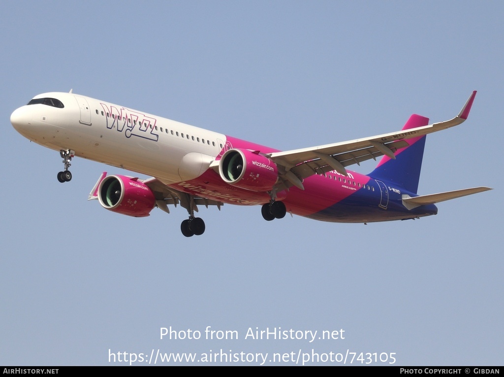 Aircraft Photo of G-WUND | Airbus A321-271NX | Wizz Air | AirHistory.net #743105