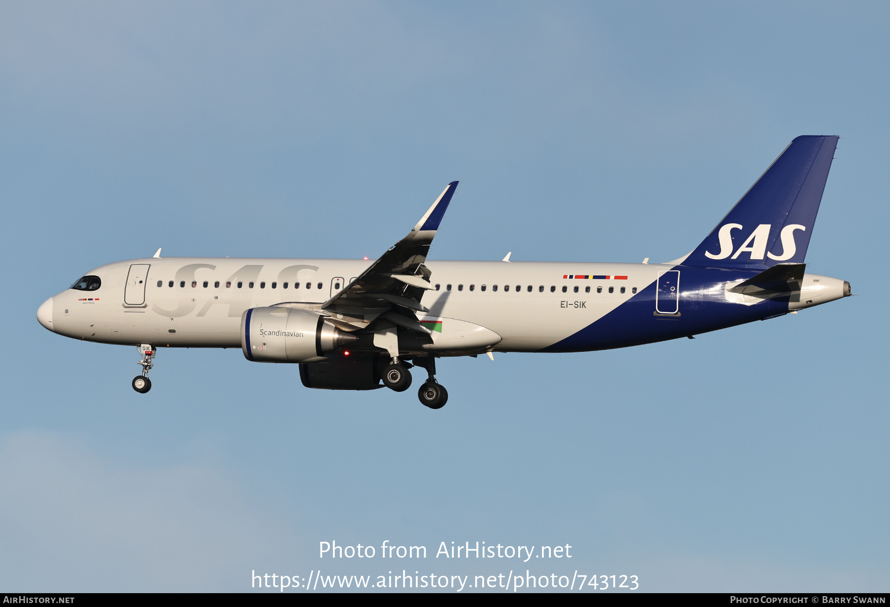 Aircraft Photo of EI-SIK | Airbus A320-251N | Scandinavian Airlines - SAS | AirHistory.net #743123