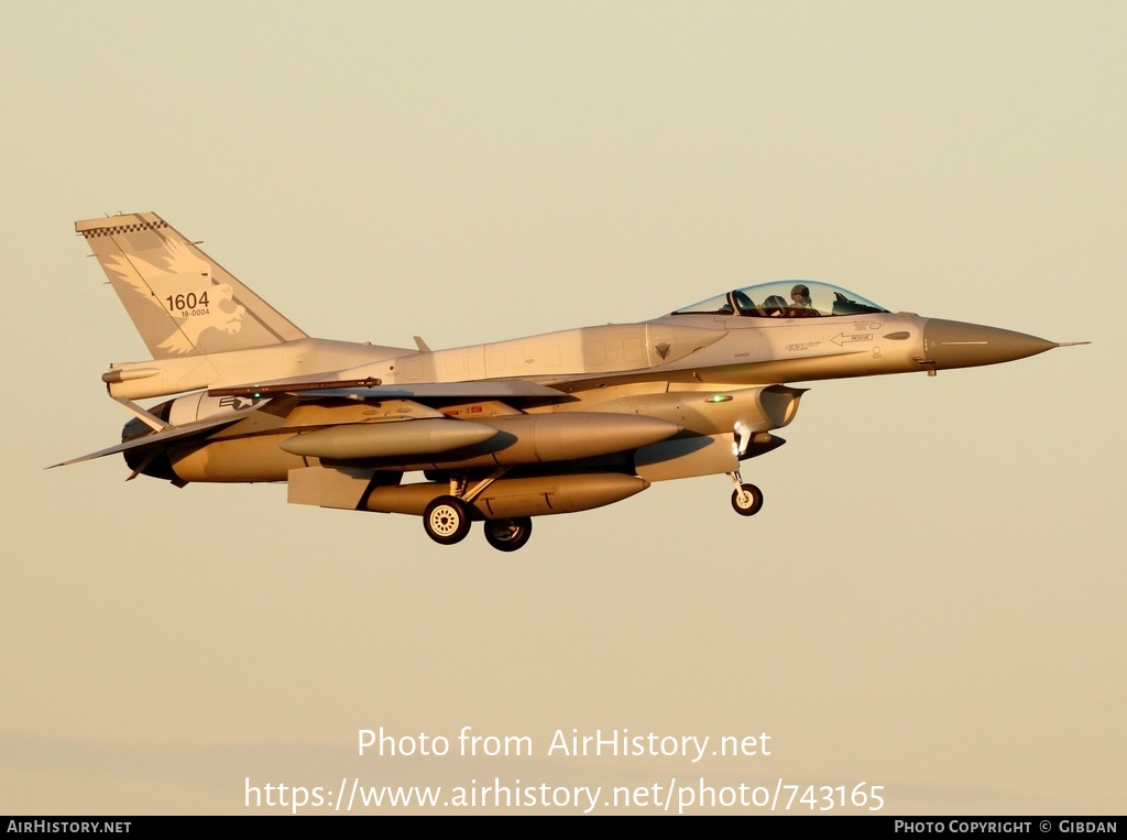 Aircraft Photo of 1604 | Lockheed Martin F-16C Fighting Falcon | Bahrain - Air Force | AirHistory.net #743165