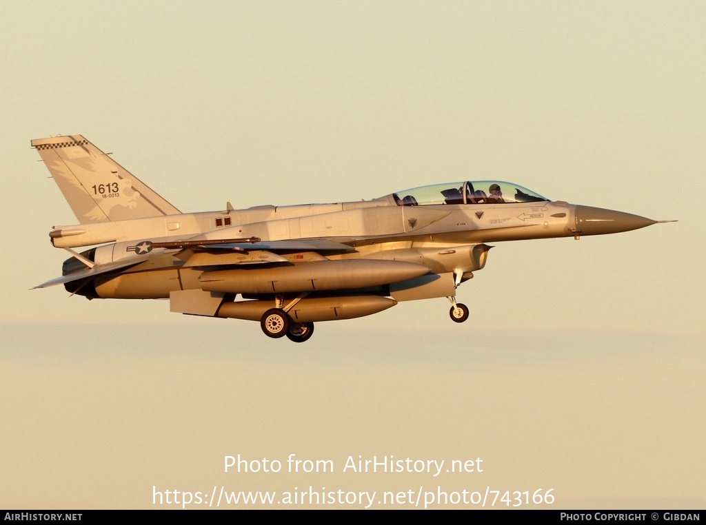 Aircraft Photo of 1613 | Lockheed Martin F-16D Fighting Falcon | Bahrain - Air Force | AirHistory.net #743166