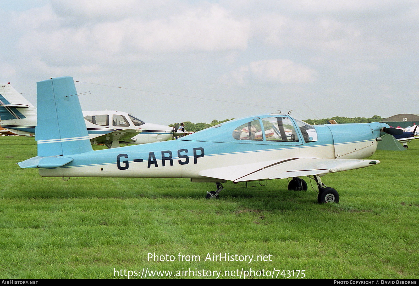 Aircraft Photo of G-ARSP | Orličan L-40 Meta Sokol | AirHistory.net #743175