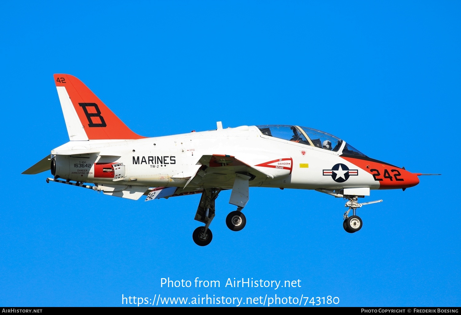 Aircraft Photo of 163642 | Boeing T-45C Goshawk | USA - Marines | AirHistory.net #743180