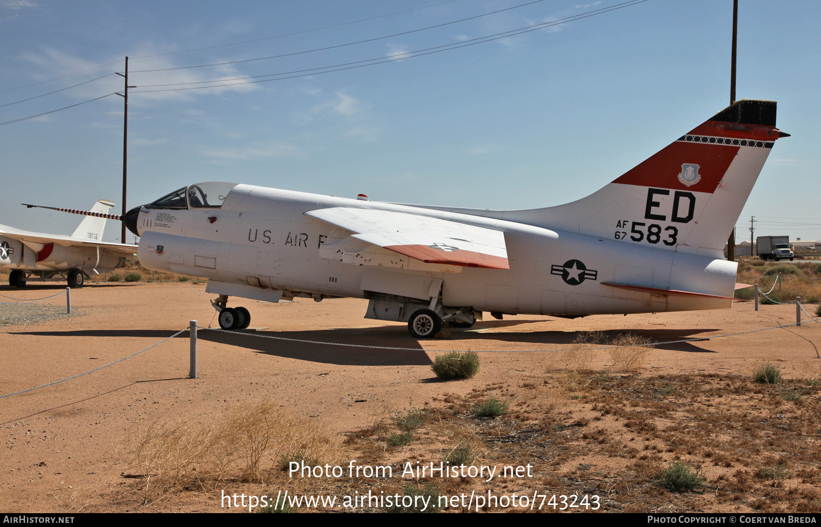 Aircraft Photo of 67-14583 / AF67-583 | LTV YA-7D Corsair II | USA - Air Force | AirHistory.net #743243