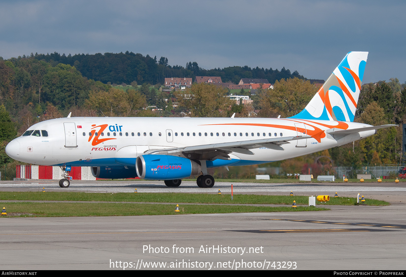 Aircraft Photo of TC-IZM | Airbus A319-132 | IZAir - Izmir Hava Yollari | AirHistory.net #743293