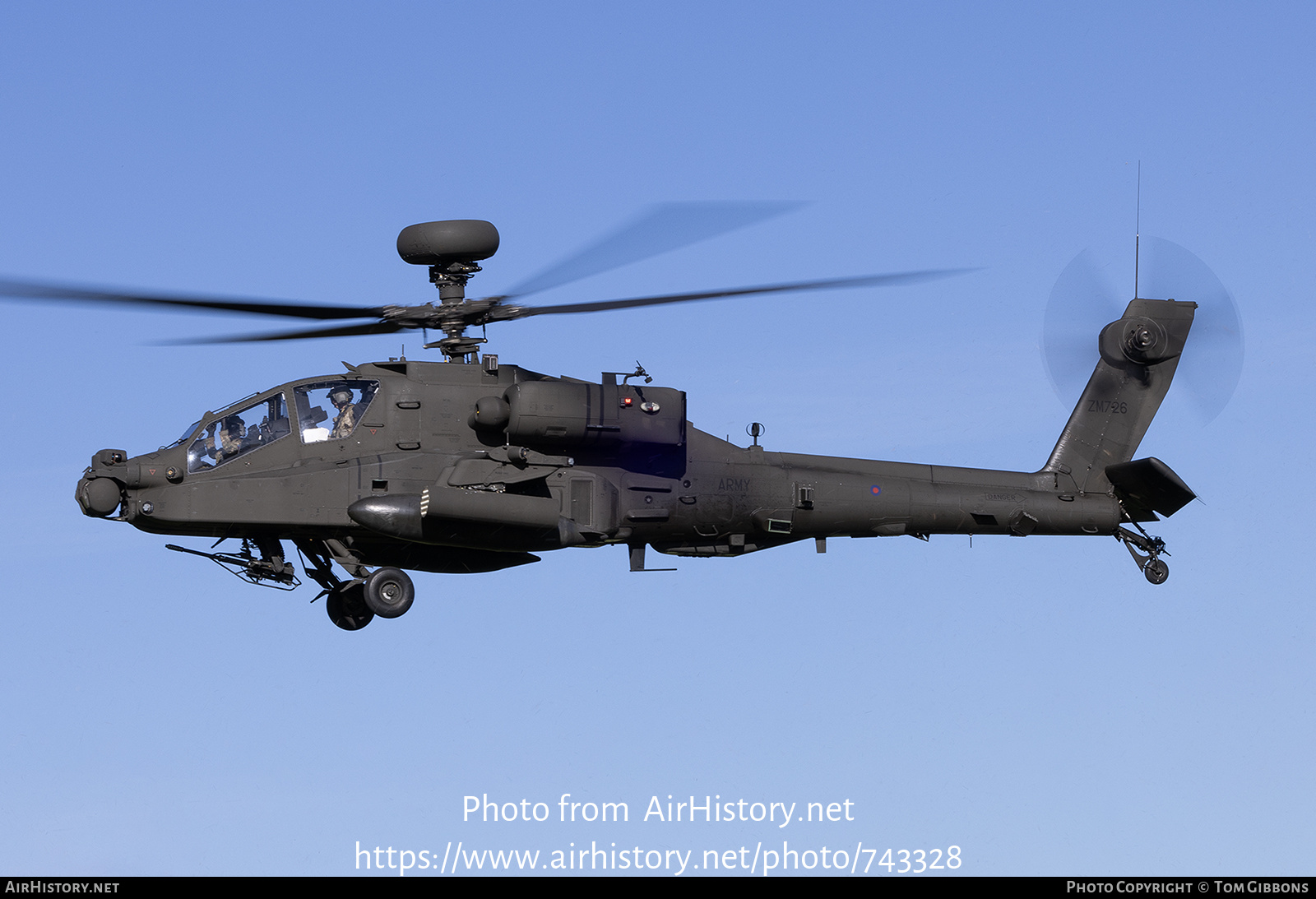 Aircraft Photo of ZM726 | Boeing AH-64E Apache Guardian | UK - Army | AirHistory.net #743328