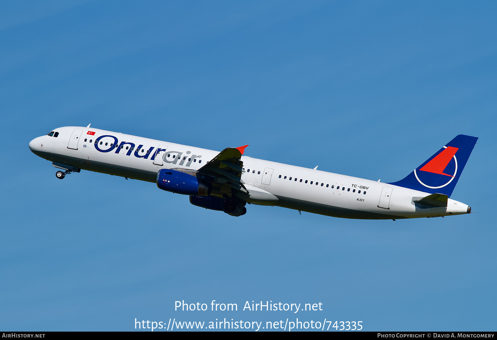 Aircraft Photo of TC-OBV | Airbus A321-231 | Onur Air | AirHistory.net #743335