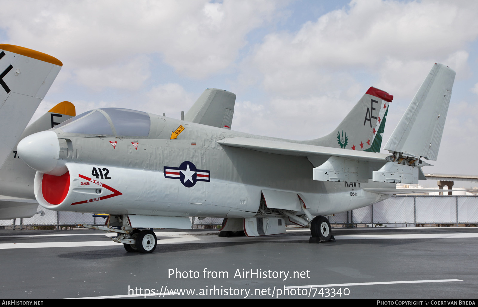 Aircraft Photo of 154548 | LTV A-7B Corsair II | USA - Navy | AirHistory.net #743340