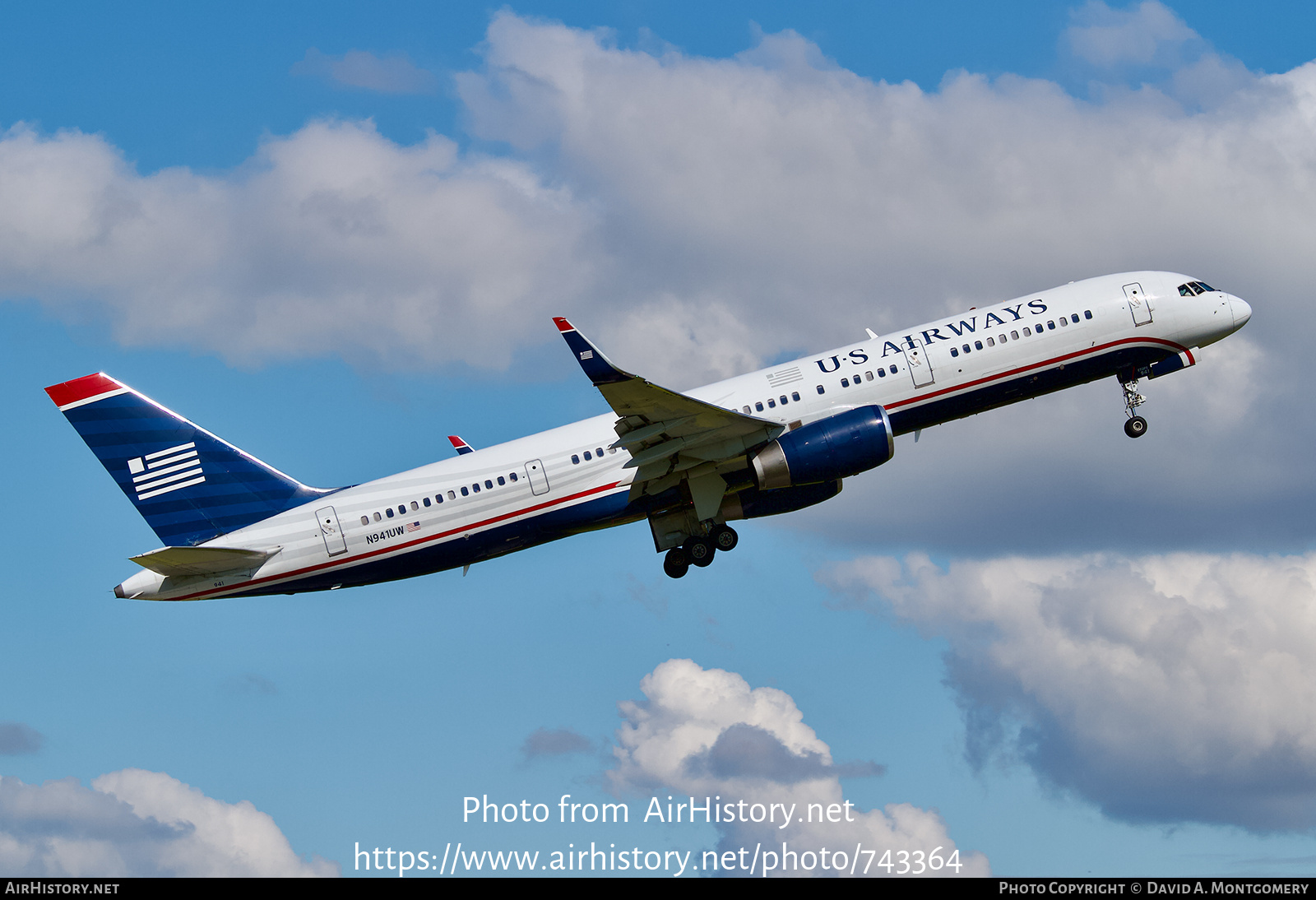 Aircraft Photo of N941UW | Boeing 757-2B7 | US Airways | AirHistory.net #743364