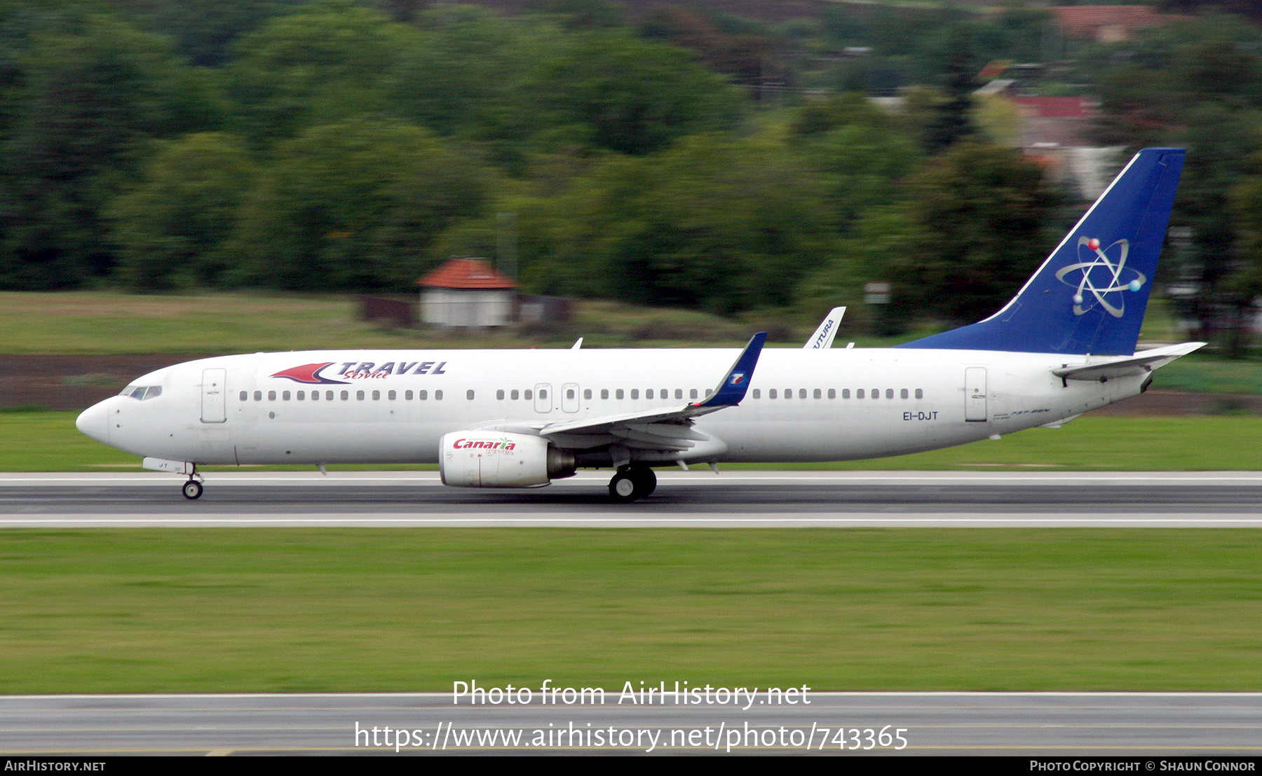 Aircraft Photo of EI-DJT | Boeing 737-86N | Travel Service | AirHistory.net #743365