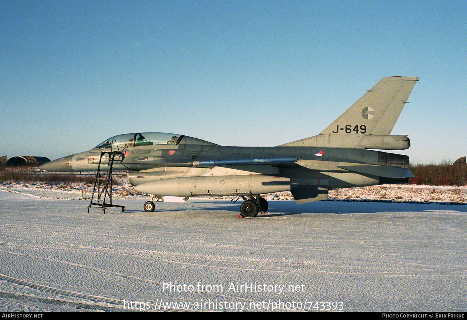 Aircraft Photo of J-649 | General Dynamics F-16B Fighting Falcon | Netherlands - Air Force | AirHistory.net #743393