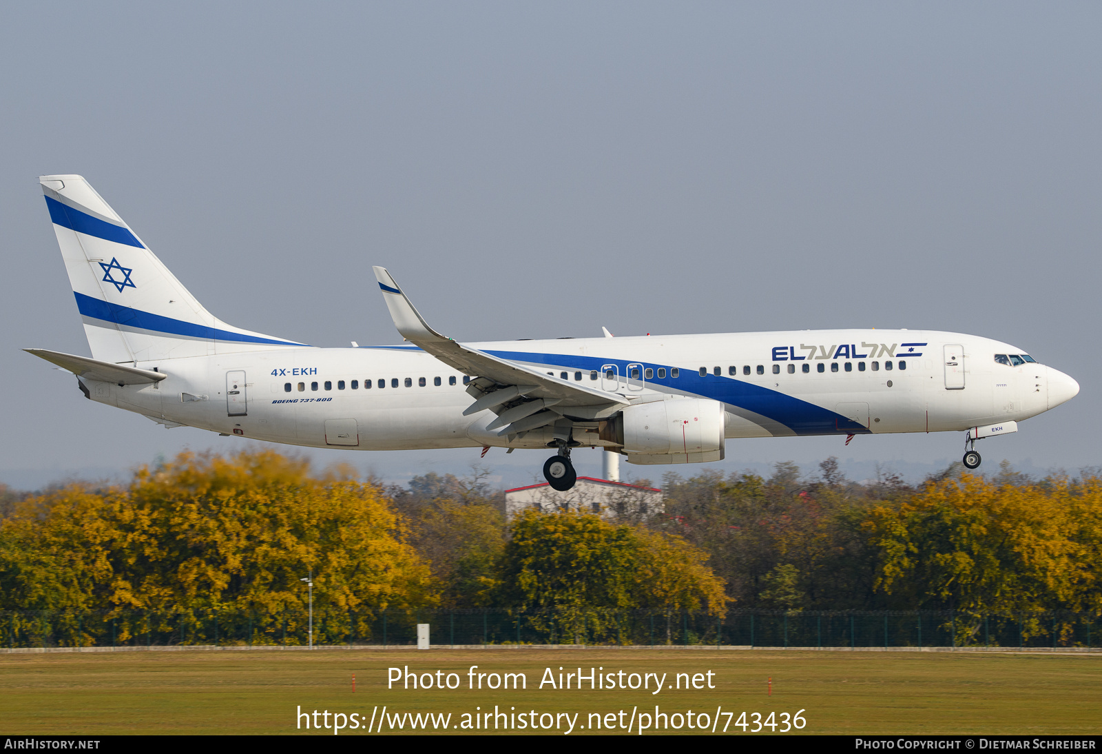 Aircraft Photo of 4X-EKH | Boeing 737-85P | El Al Israel Airlines | AirHistory.net #743436