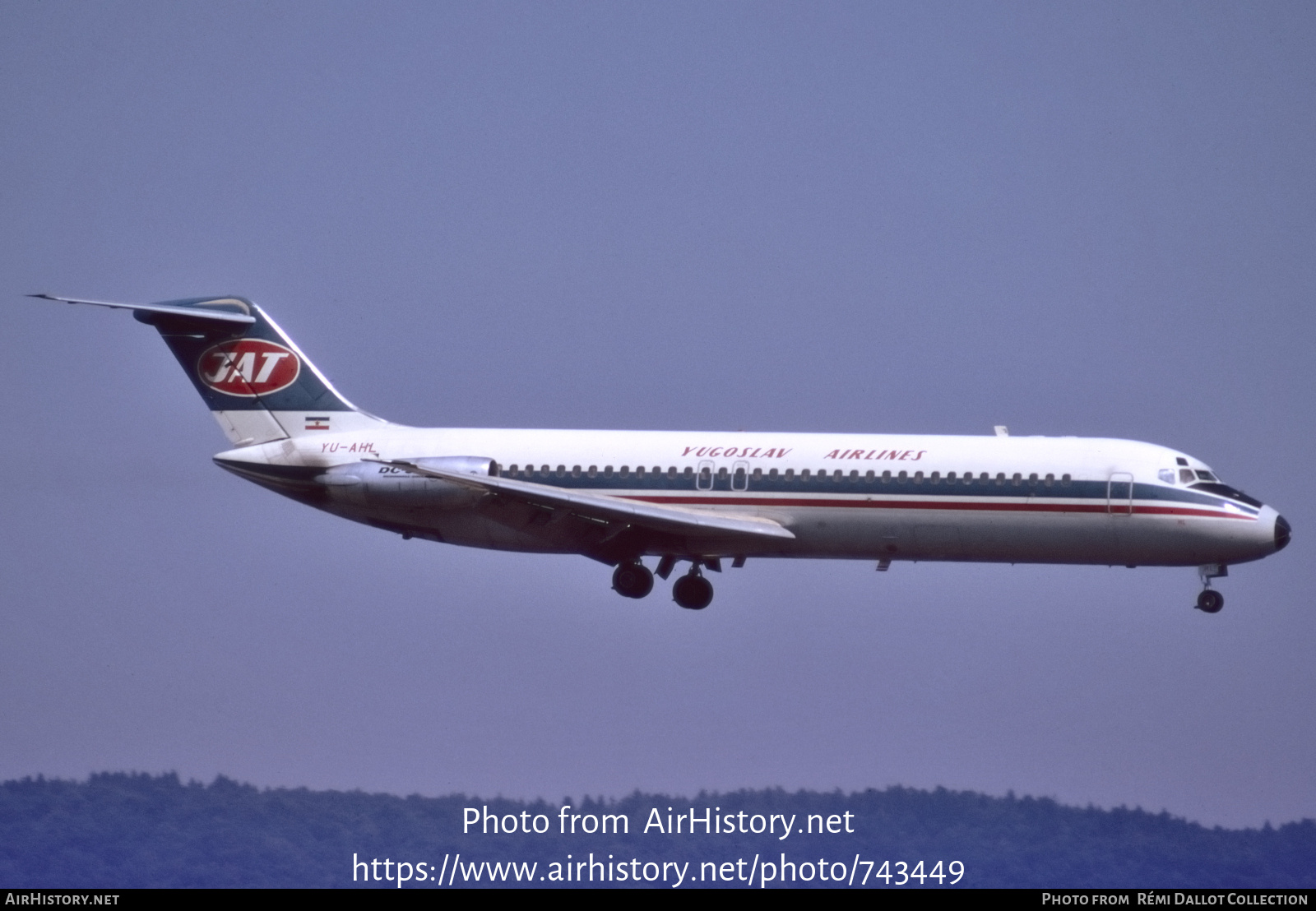 Aircraft Photo of YU-AHL | McDonnell Douglas DC-9-32 | JAT Yugoslav Airlines - Jugoslovenski Aerotransport | AirHistory.net #743449