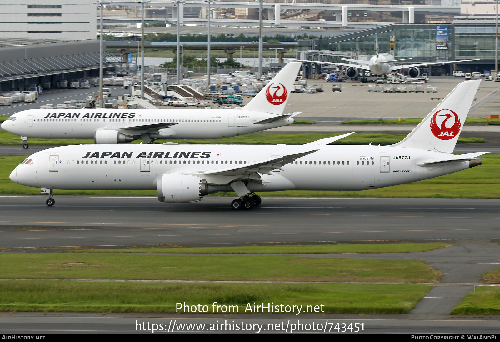 Aircraft Photo of JA877J | Boeing 787-9 Dreamliner | Japan Airlines - JAL | AirHistory.net #743451