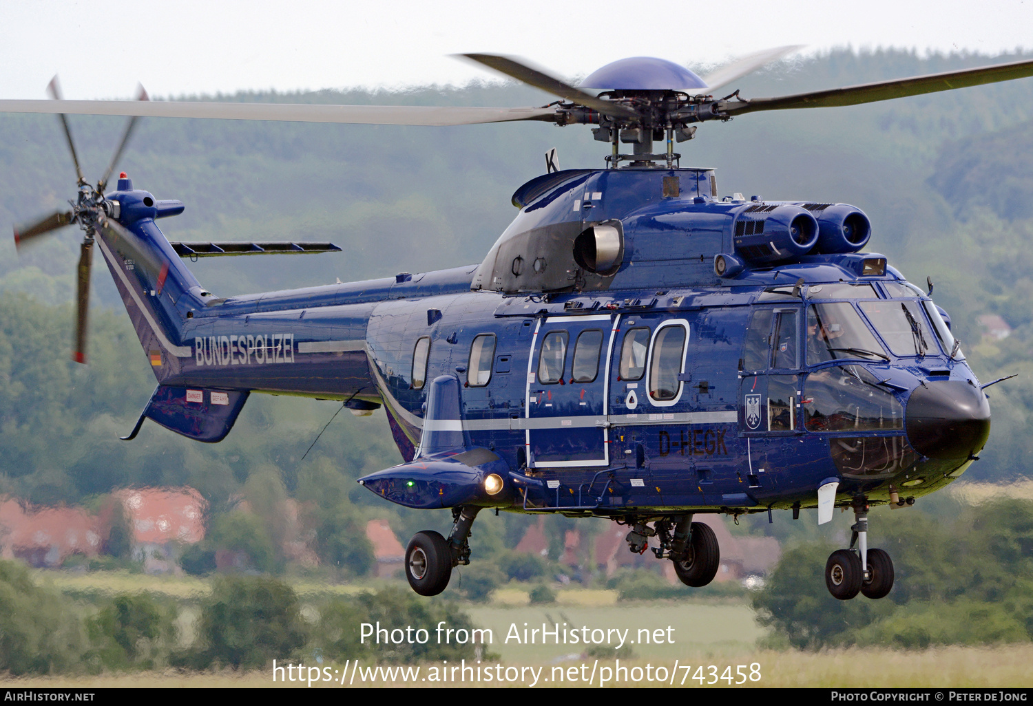 Aircraft Photo of D-HEGK | Eurocopter AS-332L1 Super Puma | Bundespolizei | AirHistory.net #743458