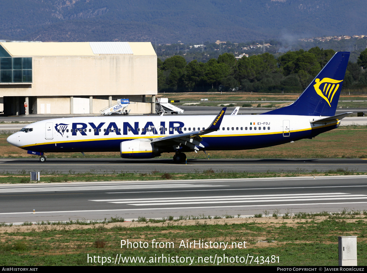 Aircraft Photo of EI-FOJ | Boeing 737-8AS | Ryanair | AirHistory.net #743481