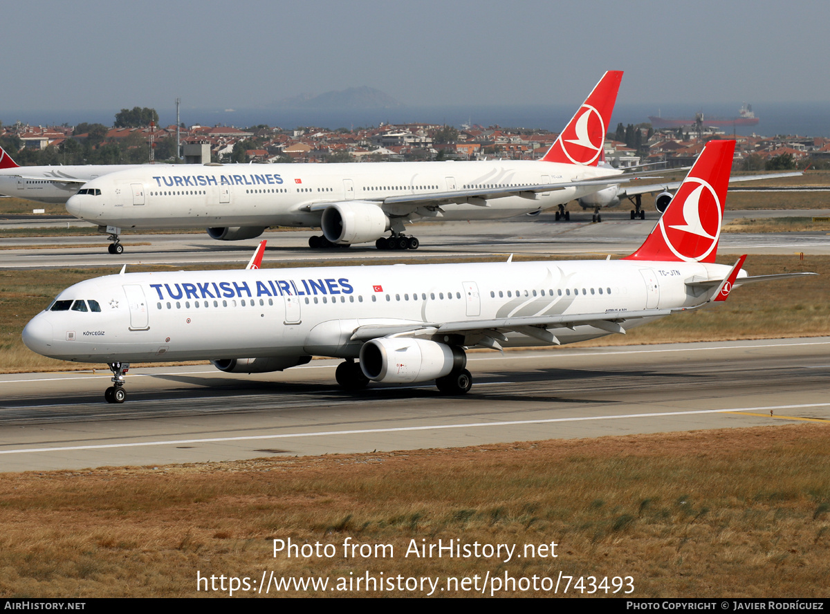 Aircraft Photo of TC-JTN | Airbus A321-231 | Turkish Airlines | AirHistory.net #743493