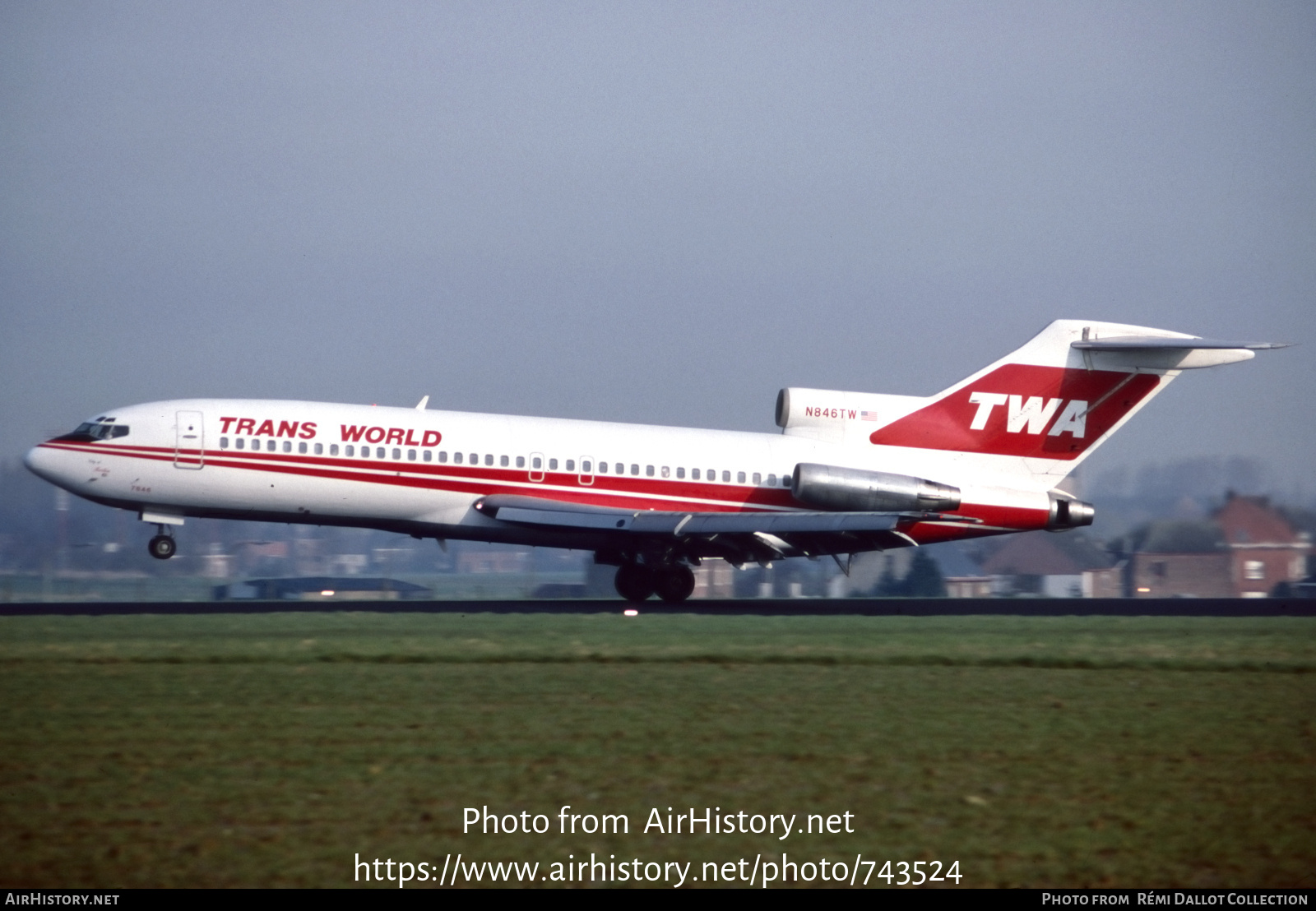 Aircraft Photo of N846TW | Boeing 727-31 | Trans World Airlines - TWA | AirHistory.net #743524