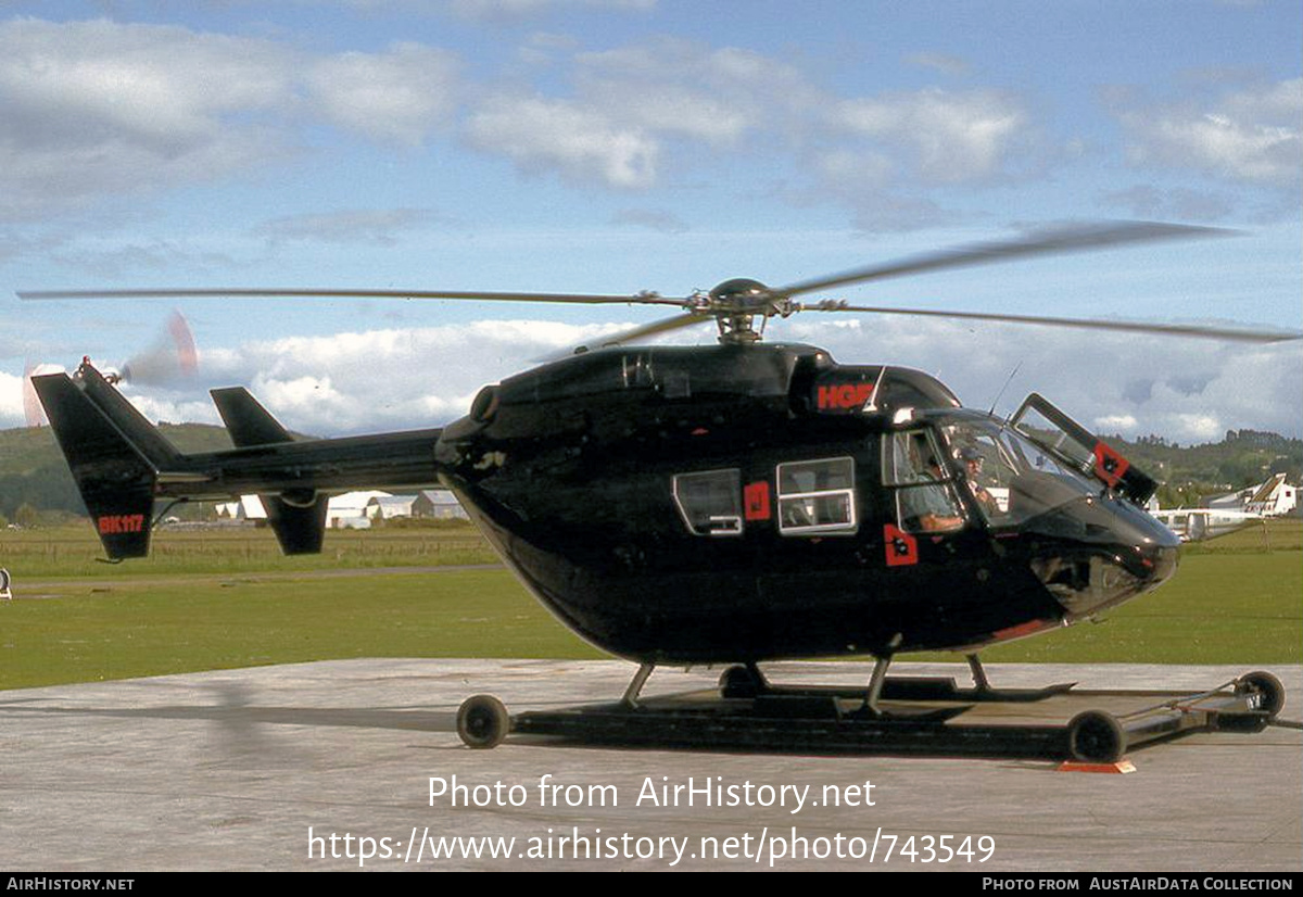 Aircraft Photo of ZK-HGF / HGF | MBB-Kawasaki BK-117B-1 | AirHistory.net #743549