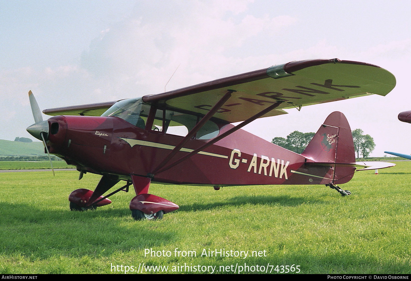 Aircraft Photo of G-ARNK | Piper PA-22/20-108 Colt | AirHistory.net #743565