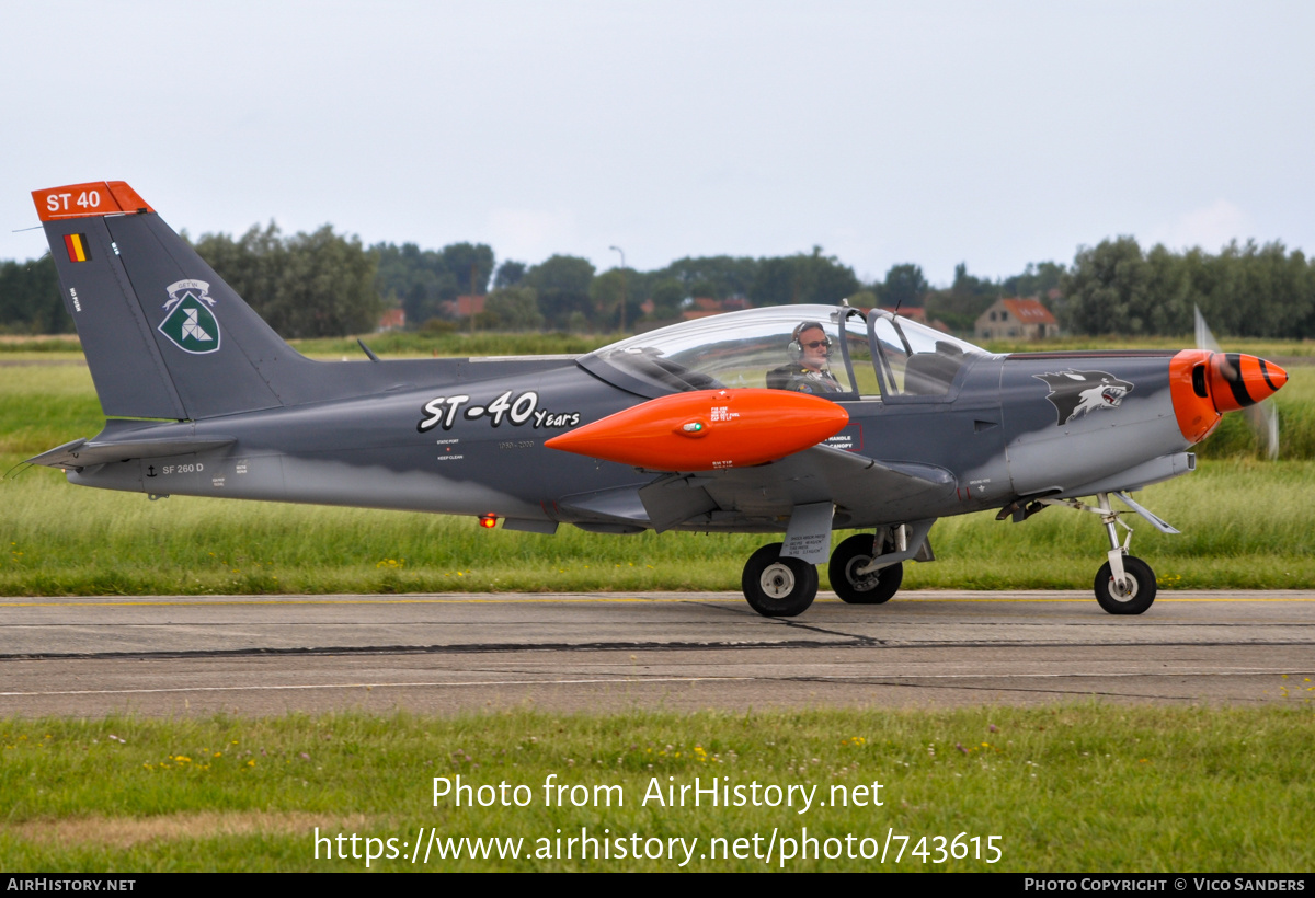 Aircraft Photo of ST-40 | SIAI-Marchetti SF-260D | Belgium - Air Force | AirHistory.net #743615