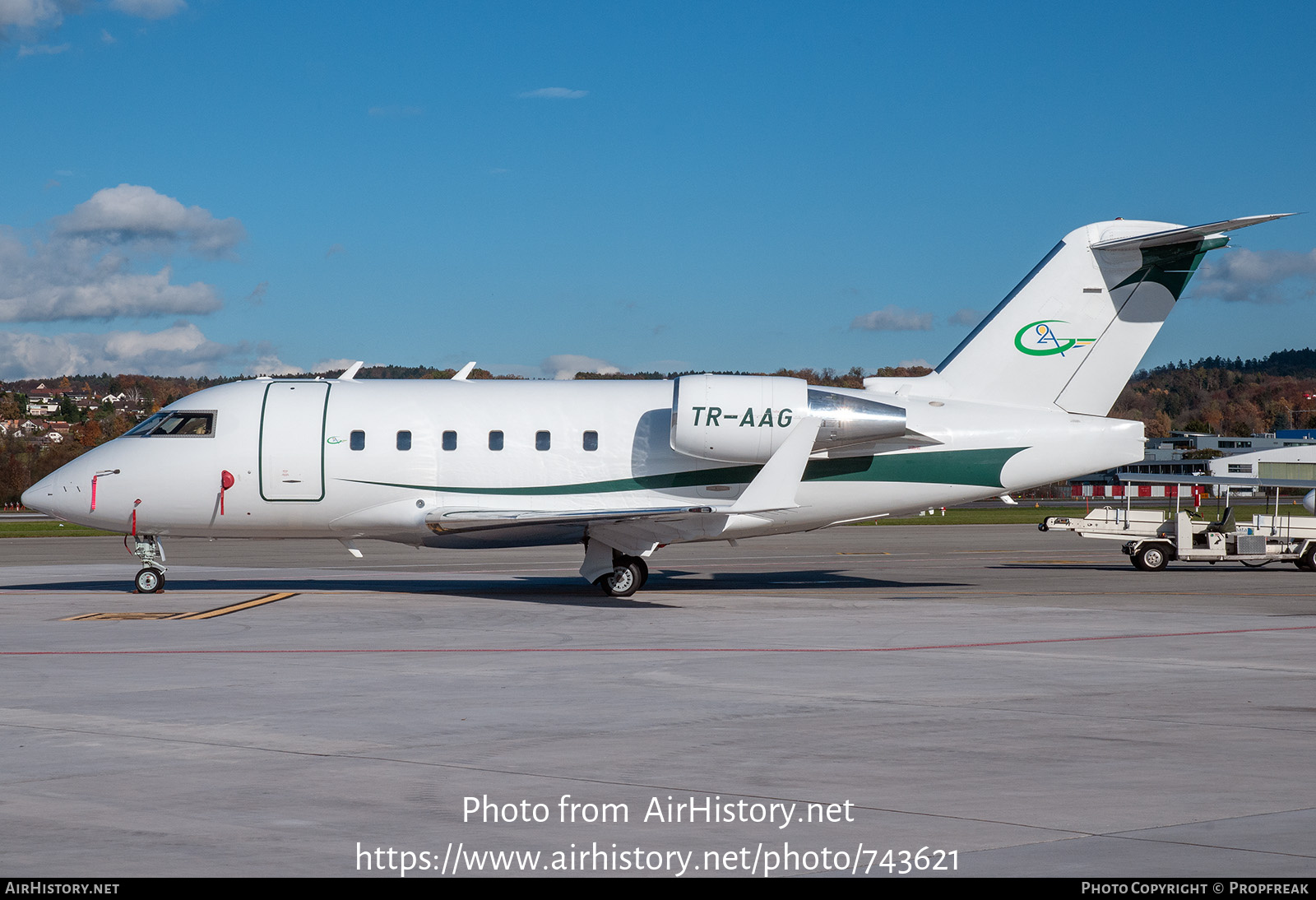 Aircraft Photo of TR-AAG | Canadair Challenger 601-3A (CL-600-2B16) | Air Affaires Gabon - 2AG | AirHistory.net #743621