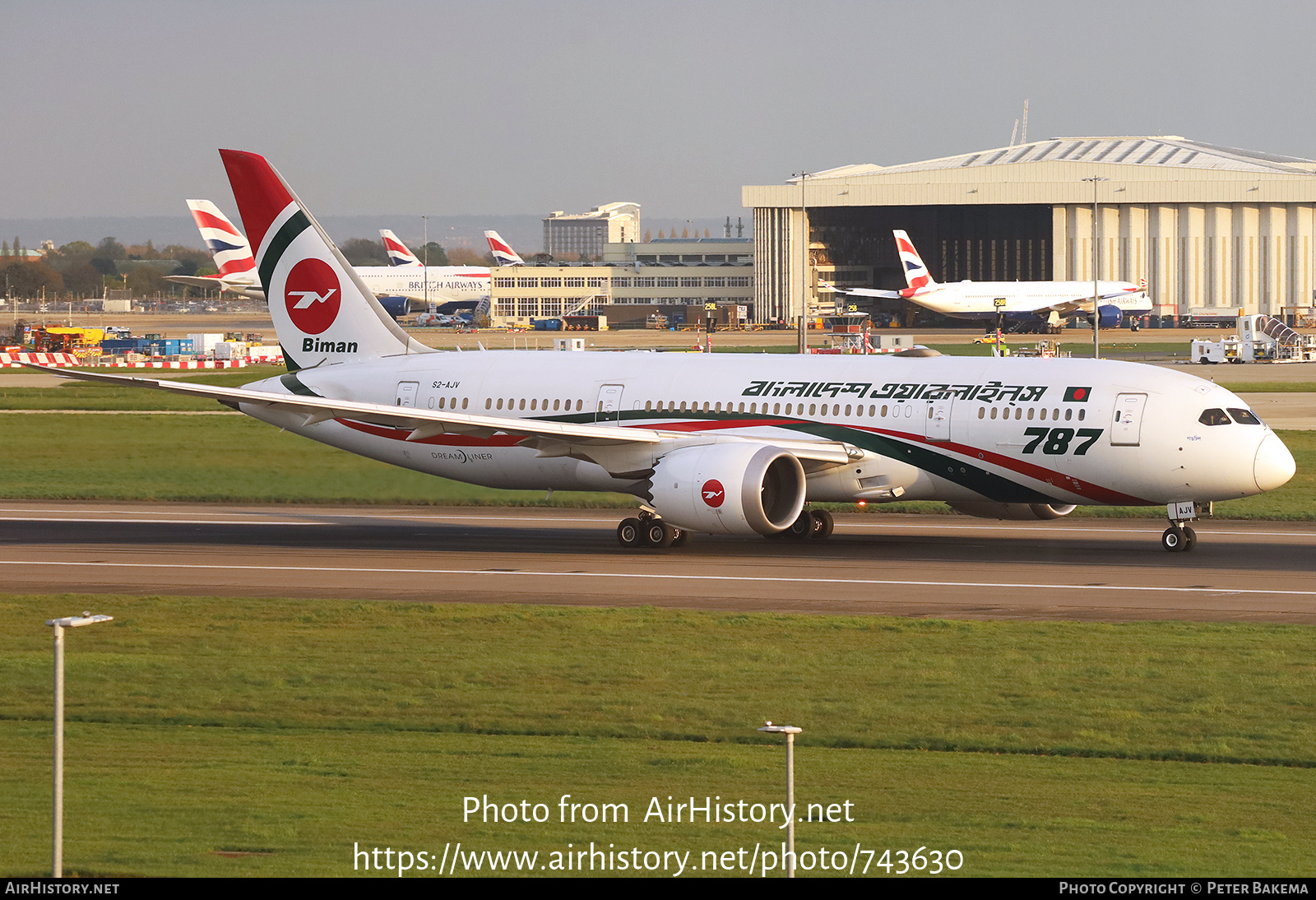 Aircraft Photo of S2-AJV | Boeing 787-8 Dreamliner | Biman Bangladesh Airlines | AirHistory.net #743630