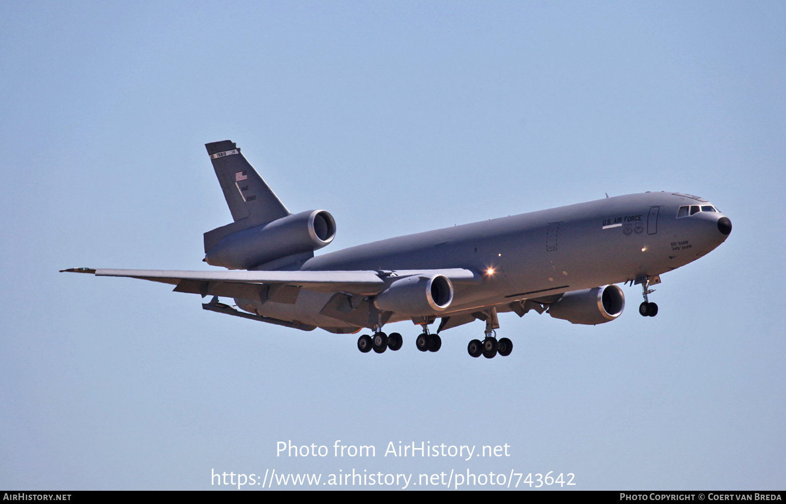 Aircraft Photo of 82-0193 / 20193 | McDonnell Douglas KC-10A Extender (DC-10-30CF) | USA - Air Force | AirHistory.net #743642