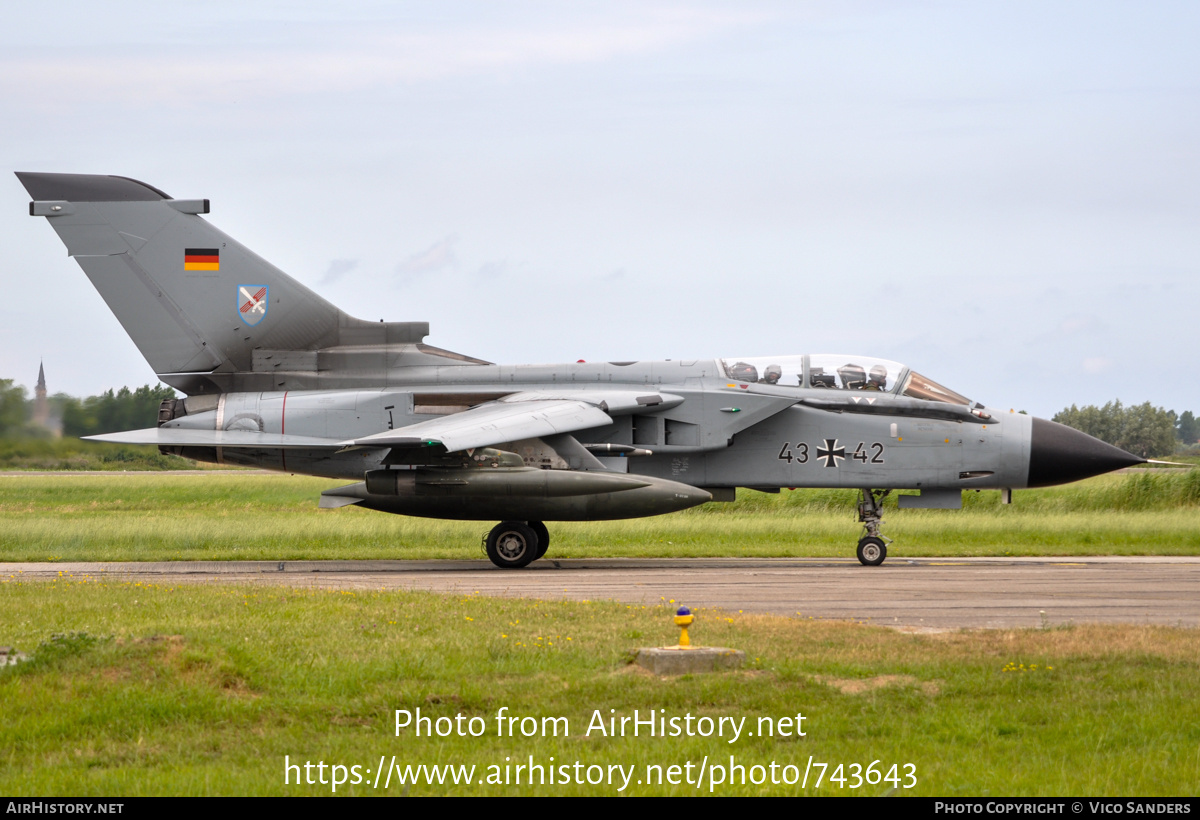 Aircraft Photo of 4342 | Panavia Tornado IDS(T) | Germany - Air Force | AirHistory.net #743643