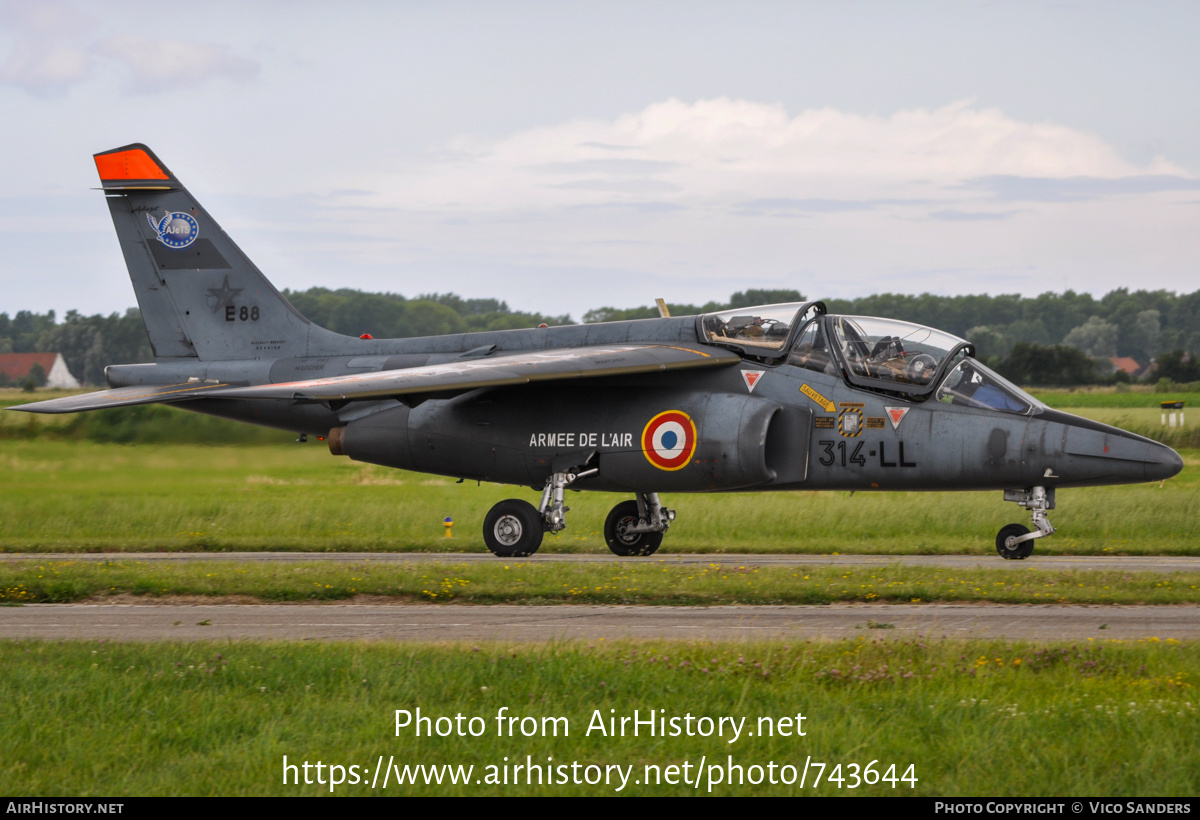 Aircraft Photo of E88 | Dassault-Dornier Alpha Jet E | France - Air Force | AirHistory.net #743644