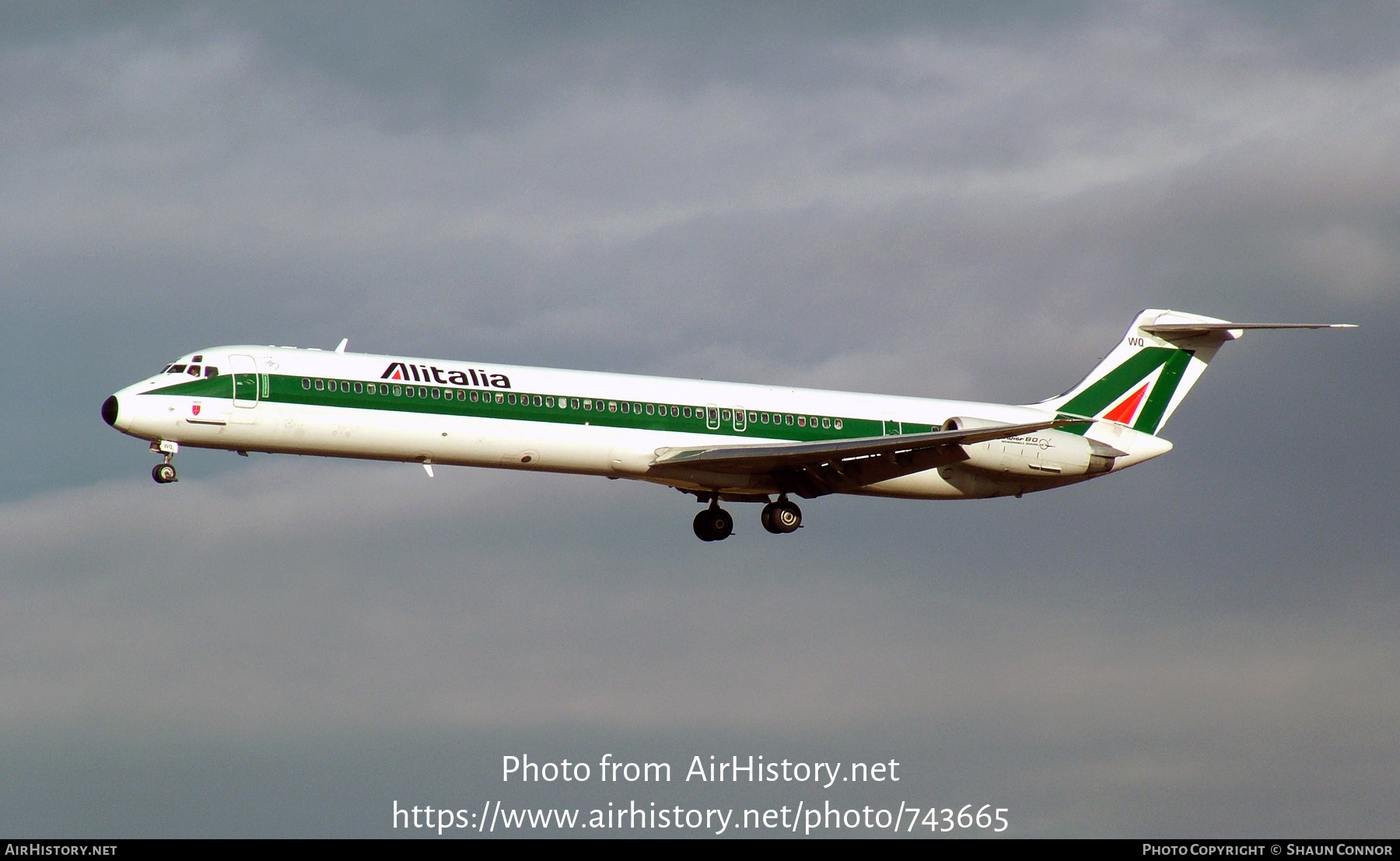 Aircraft Photo of I-DAWQ | McDonnell Douglas MD-82 (DC-9-82) | Alitalia | AirHistory.net #743665