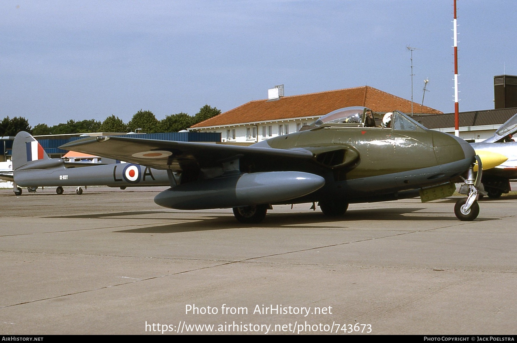 Aircraft Photo of SE-DXY | De Havilland D.H. 100 Vampire FB6 | UK - Air Force | AirHistory.net #743673