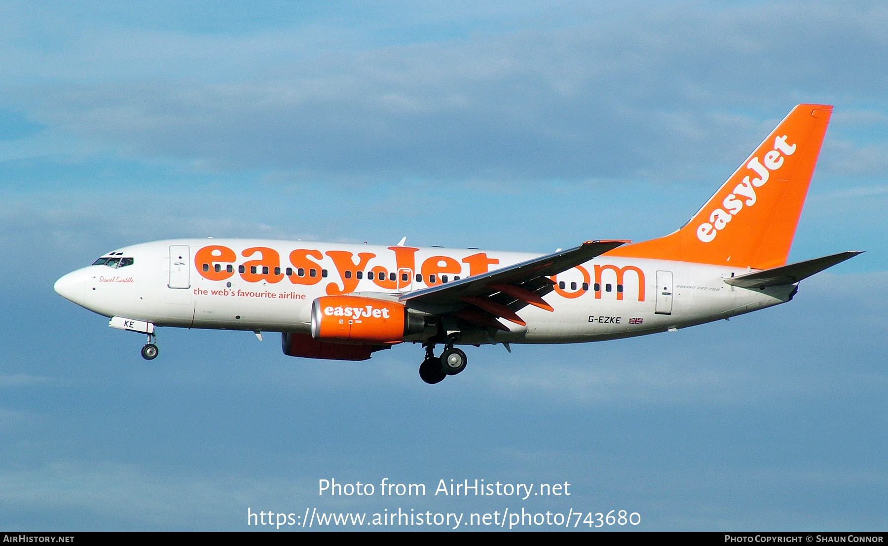 Aircraft Photo of G-EZKE | Boeing 737-73V | EasyJet | AirHistory.net #743680