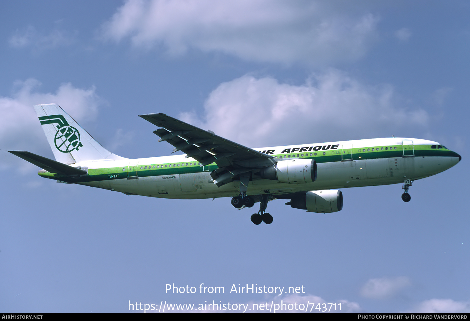 Aircraft Photo of TU-TAT | Airbus A300B4-203 | Air Afrique | AirHistory.net #743711