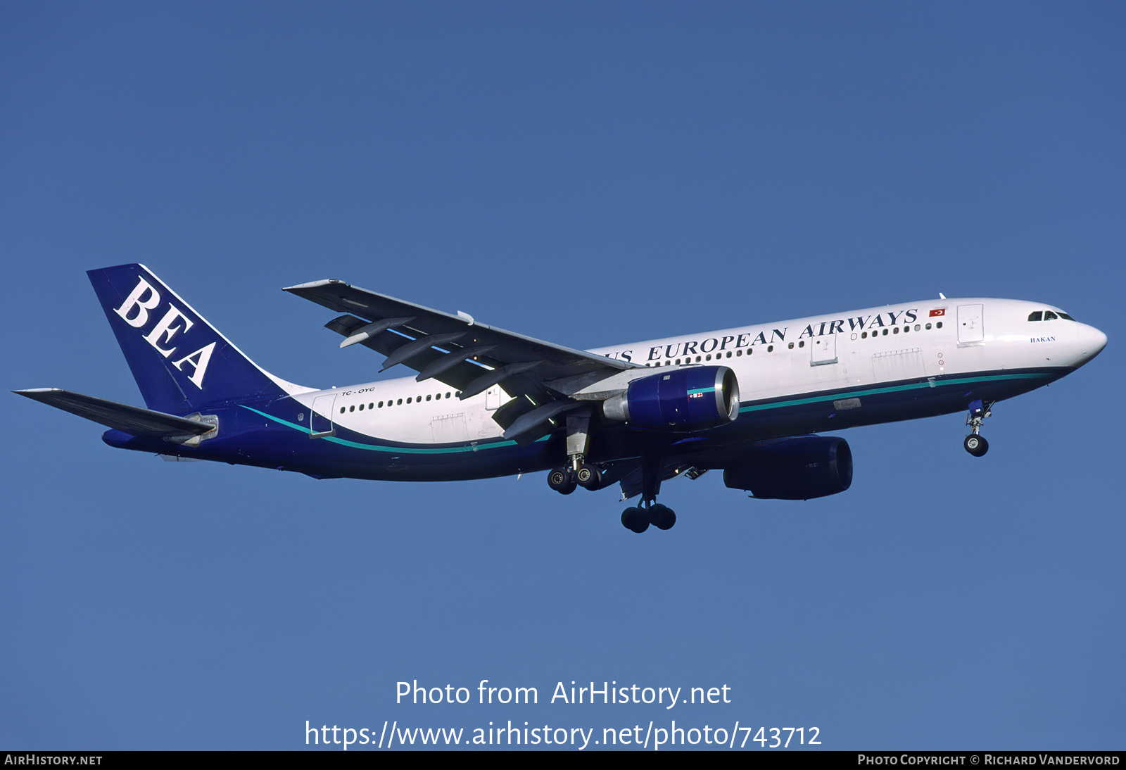 Aircraft Photo of TC-OYC | Airbus A300B4-120 | Bosphorus European Airways - BEA | AirHistory.net #743712