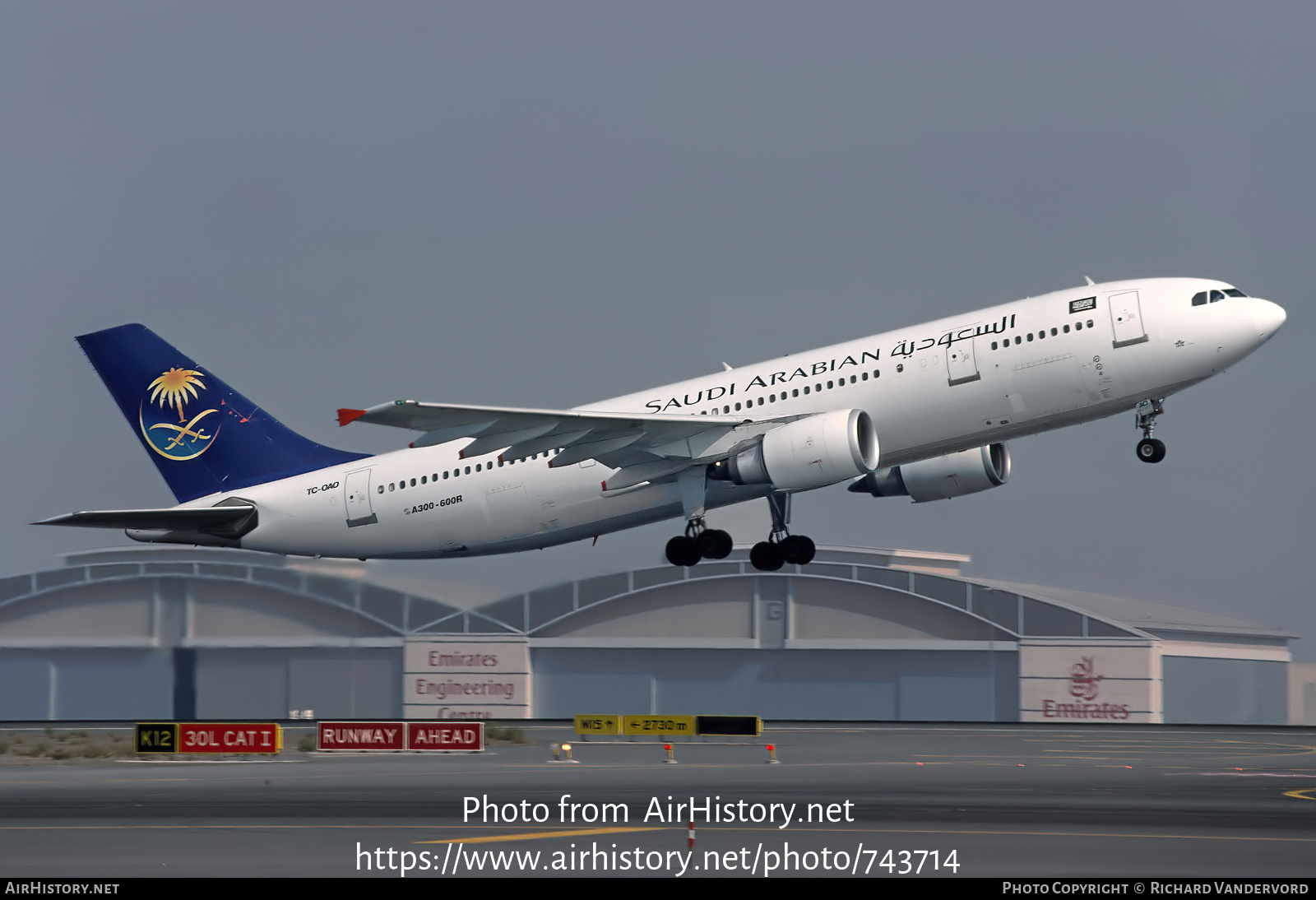 Aircraft Photo of TC-OAO | Airbus A300B4-605R | Saudi Arabian Airlines | AirHistory.net #743714