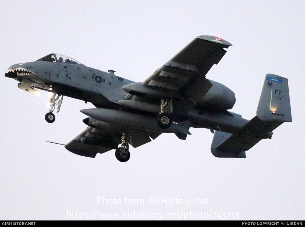 Aircraft Photo of 79-0213 / AF79-213 | Fairchild A-10C Thunderbolt II | USA - Air Force | AirHistory.net #743731