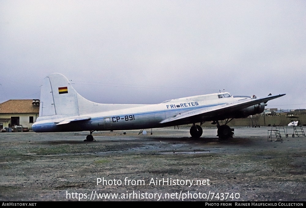 Aircraft Photo of CP-891 | Boeing B-17G Flying Fortress | Fri Reyes - Frigorífico Reyes | AirHistory.net #743740